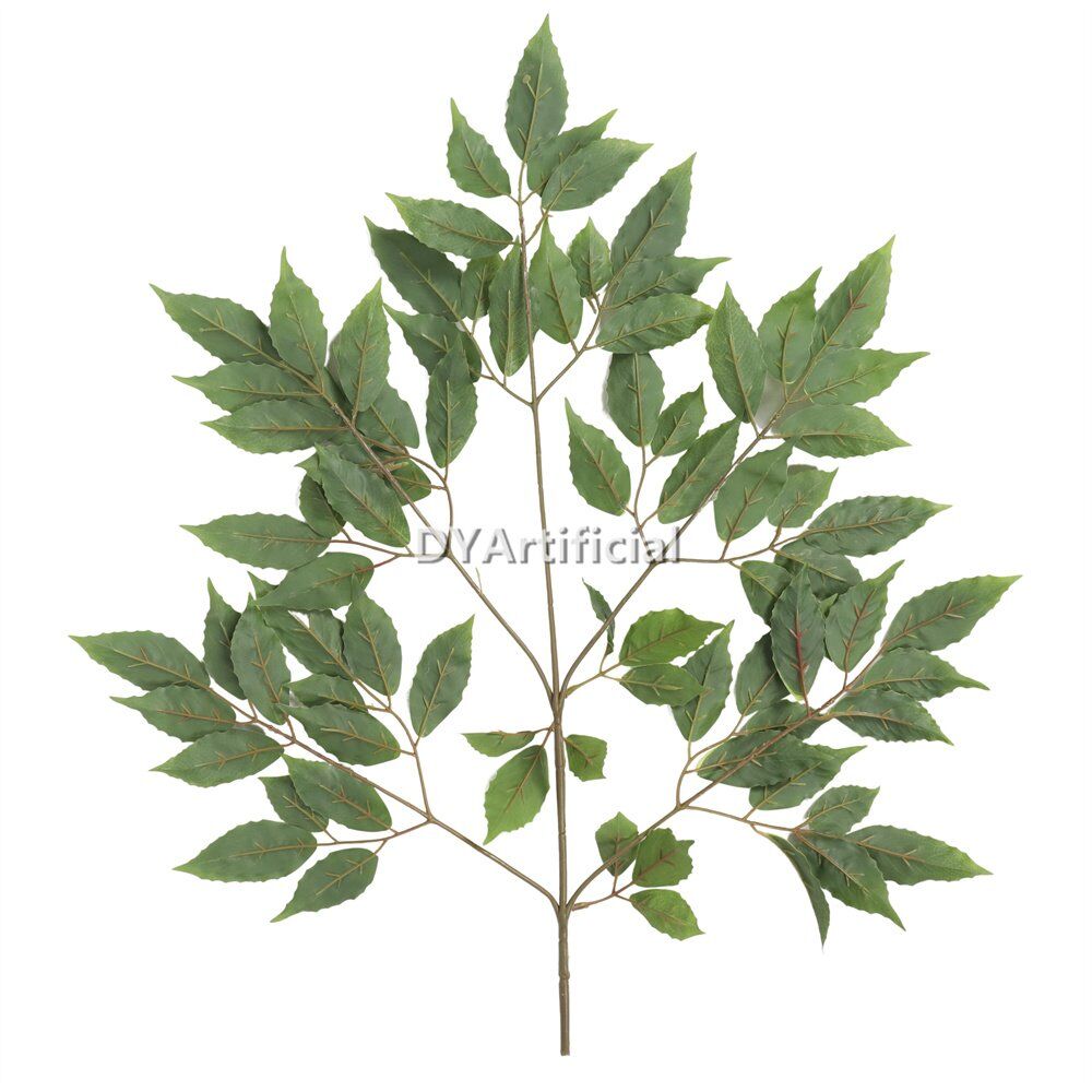 dyti 81 dark green premium ficus tree leaf 60cm length 1