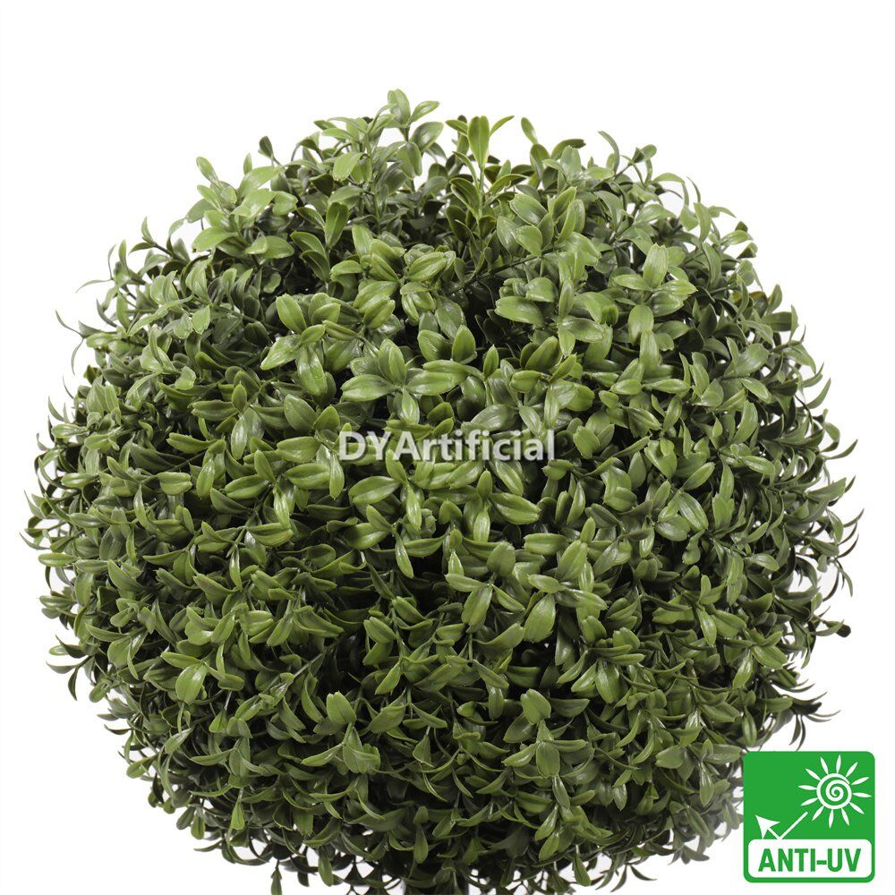 tkcz 21 1 90cm height artificial buxus double ball tree with steel pipe 1