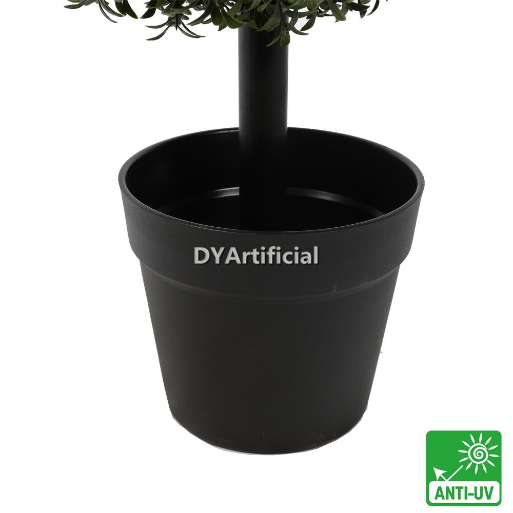 tkcz 21 1 90cm height artificial buxus double ball tree with steel pipe 3