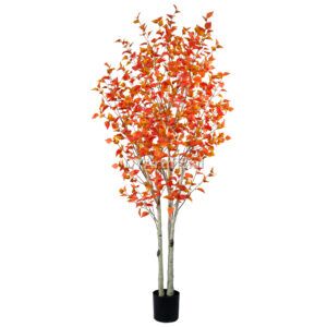 240CM Height Artificial Red Birch with Nearly Natural Trunk